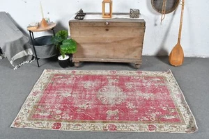 Turkish Rug, Wool Rug, Colorful Rug, 3.5x6.1 ft Accent Rug, Vintage Rugs - Picture 1 of 6