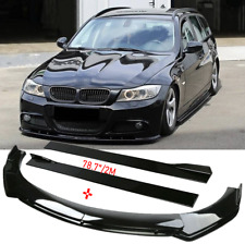 Auto Frontspoiler Frontlippe Spoiler für BMW Serie 3 Berlina E90 E91 320i  330i 2005 2006 2007 2008  FrontstoßStange Splitter FrontstoßStangenlippe  Autoantikollisionsschutz : : Auto & Motorrad