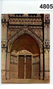 Toledo Cathedral Main Door Postcard - Picture 1 of 2