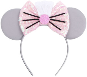 Princess Minnie Mickey Mouse Ears headband Disneyland Disney HANDMADE