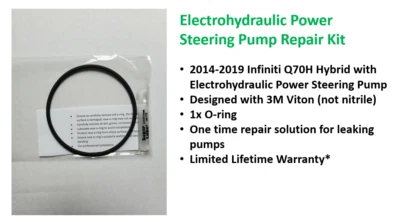 Kit de reparación de junta tórica bomba de dirección asistida EHPS para Infiniti Q70H 2014-2019 - ¡Actualizado! Foto 1 de 3