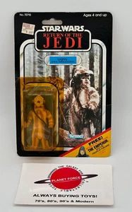 Figura trasera Logray 1983 sin usar, en caja, de colección Star Wars ROTJ Jedi 65 NUEVO - Imagen 1 de 3