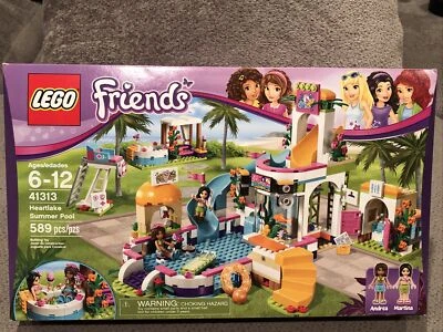 LEGO Friends Heartlake Piscina de Verano 41313 Sellado de Fábrica Nuevo, Juego Retirado Foto 1 de 2