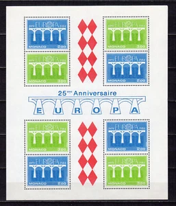 Monaco 1984 EUROPA cept ein Bogen ungestempelt /B1femA - Bild 1 von 1