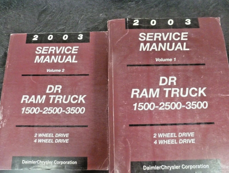 Dodge Ram 2500 2003 camioneta taller manual de reparación conjunto ST SLT Laramie cabina y media Foto 1 de 1