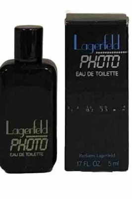 2 fotos Karl Lagerfeld para hombre eau de toilette 0,17 oz mini 1,5 pulgadas hecho en EE. UU. Foto 1 de 2