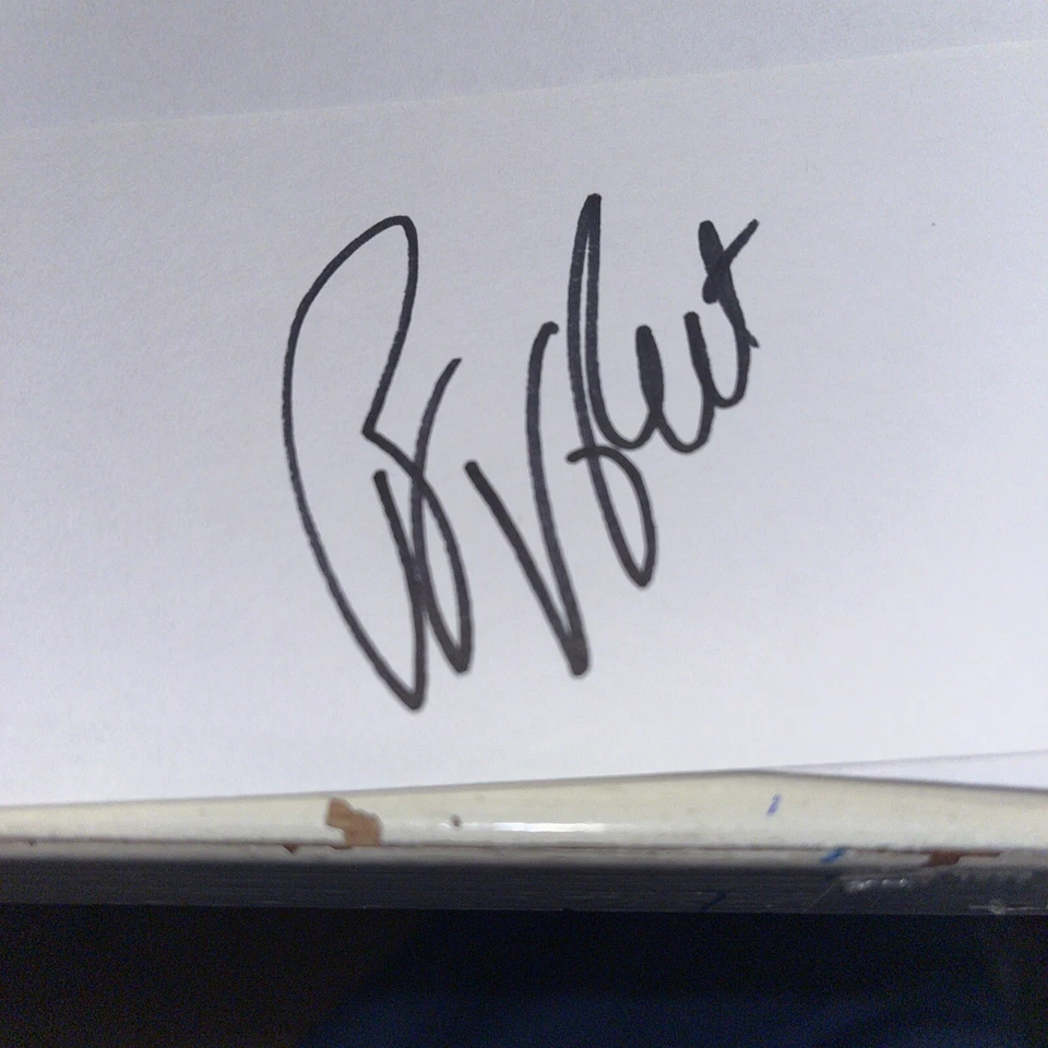 Tarjeta índice 3x5 firmada por Bo Van Pelt Foto 1 de 1