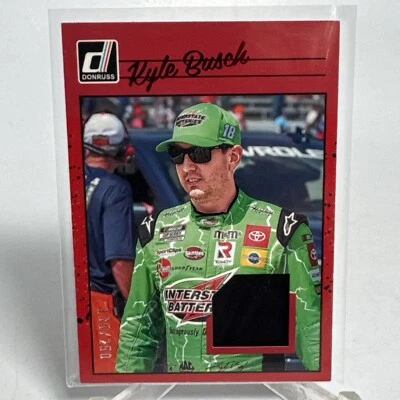 2023 Donruss #R90R-KB Kyle Busch Retro 1990 Relic Red /250 NM Patch Card - Image 1 of 4