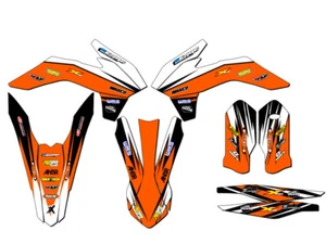 Kit de gráficos EXC-F VELOCITY Orange Senge 2016 compatible con KTM - Imagen 1 de 10