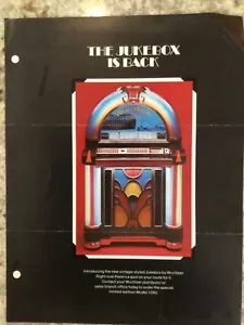 Wurlitzer 1050 jukebox brochure - Picture 1 of 2
