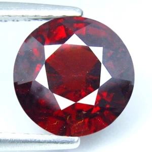 3.05 CT IMPRESSIVE ROUND SHAPE NATURAL SPESSARTITE RED GARNET_NAMIBIA - Picture 1 of 3