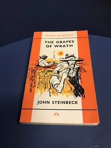 The Grapes of Wrath John Steinbeck 1961 Penguin - Very Good - Picture 1 of 4