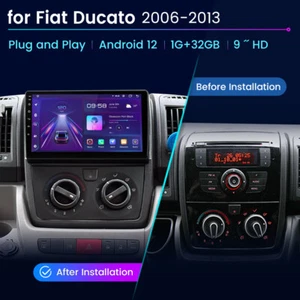 Per Fiat Ducato 2006-2013 Apple Carplay Android13 Autoradio GPS Nav WIFI DAB BT - Foto 1 di 15