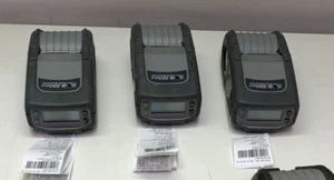 Lot (3) Zebra QL220 Plus Q2D-LUBA0000-00 Thermal Label Printers + Batteries READ - Picture 1 of 19