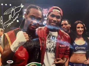 Jermell "Ironman" Charlo and Brother Auto Signed Boxing Photo 11x14 PSA Cert - Picture 1 of 4