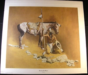 Lithographie: Warten auf das Signal von Stan Borack #43 von 350, 1982 - Bild 1 von 5