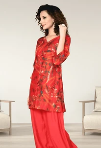 Fashionable Women’s Co-Ord Set with Digital Print Work - Picture 1 of 5
