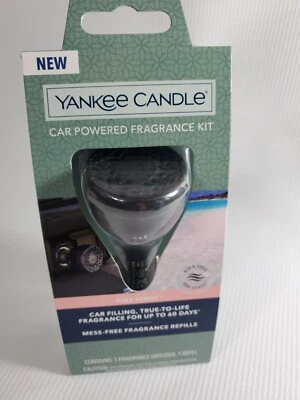 Yankee Candle Car Powered Fragrance Diffuser Kit "Pink Sands" NEW