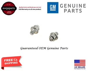 (2) OEM GM Buick Cadillac Chevrolet Pontiac Side Terminal Battery Bolts 19115561 - Foto 1 di 1