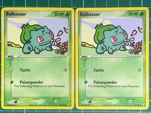 2x Bulbasaur  45/100  Common  EX Crystal Guardians Pokemon Card Non Holo 2006 - Picture 1 of 2