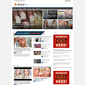 Sitio web de videos de consejos de belleza totalmente automatizado - Imagen 1 de 2