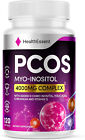 PCOS Supplement Myo Inositol Complex D Chiro Folic Acid Chromium Vitamin D Vegan