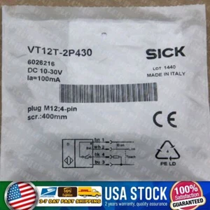 New Sick VT12T-2P430 VT12T2P430 6026216 Photoelectric Switch Sensor - Picture 1 of 4