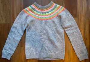Jacadi Paris Multicolor Sweater Size 12 Years 152cm Crew Neck Pullover - Picture 1 of 7