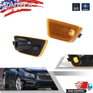 For Chevy Cruze 2011-2015 Front Bumper Reflector Side Marker Light Assembly R&L - Picture 1 of 8