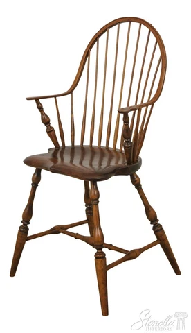 57618EC: Hand Crafted Windsor Style Tall Leg High Chair Cover