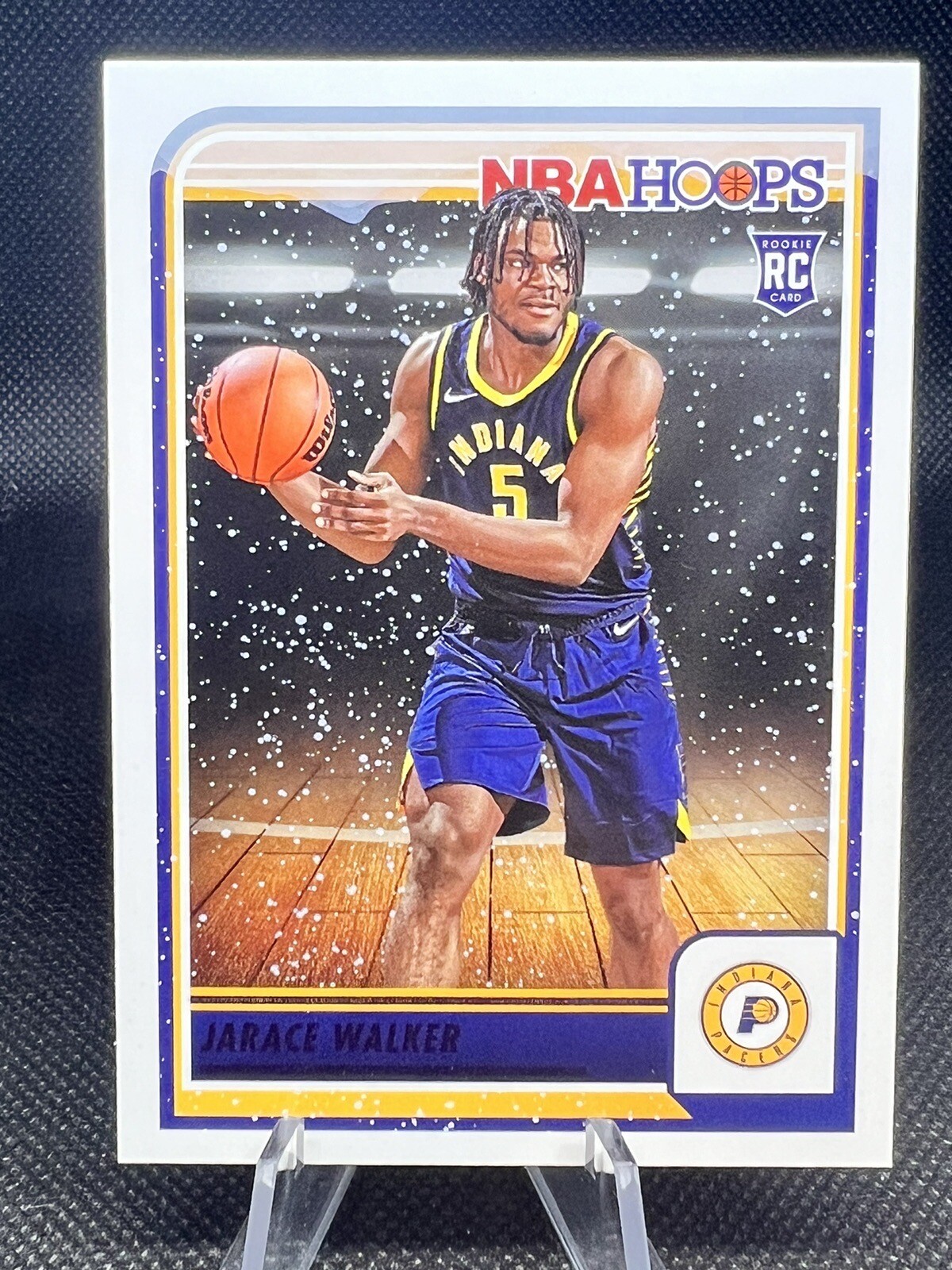 2023-24 Panini Hoops Winter Purple Jarace Walker RC #251 Indiana Pacers