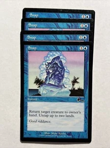 (x4) Snap - Playset (LP Light Play) Urza's Legacy - MTG Magic ENGLISH - Picture 1 of 3