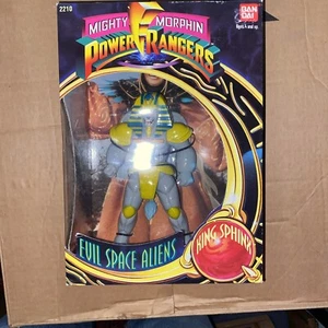 King Sphinx Evil Space Alien Mighty Morphin Power Rangers 1994 Bandai NEU MIB - Bild 1 von 3
