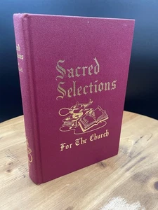 Sacred Selections for the Church Hymnal 1960 Maroon Red Hardcover - Bild 1 von 9
