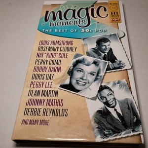 Magic Moments The Best of 50's Pop 4-CD Box Set and 39 Page Booklet - Imagen 1 de 5
