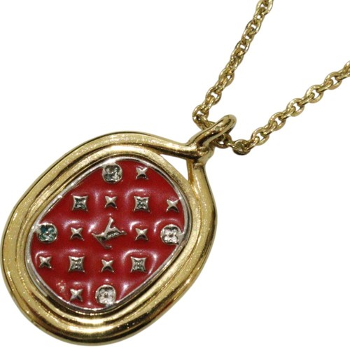 LOUIS VUITTON（LV） LOUIS VUITTON Corrier Lady Lucky M64713 Colore Oro 45Cm Ciondolo Accessori Gioiello