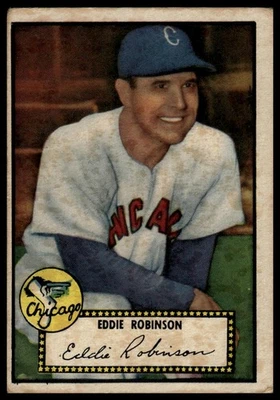 1952 Topps #32 Eddie Robinson - Image 1 of 2