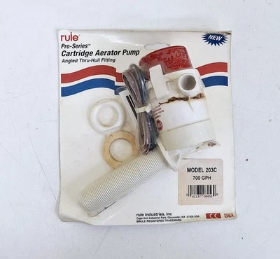 Bomba aireador cartucho ITT Rule modelo 203C/700 GPH serie Pro 12V Foto 1 de 4