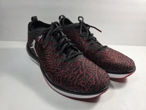 Nike Air Jordan Low 1 Prohibido Entrenador Tenis Hombres Negro/Rojo 845403-001 - Talla 9.5 - Imagen 1 de 8