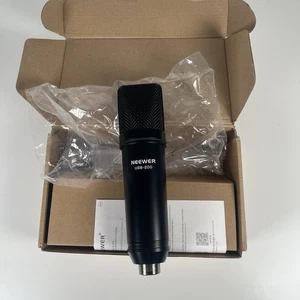 Neewer USB-200 Microphone Kit Condenser Black Professional Studio With Stand - Picture 1 of 9
