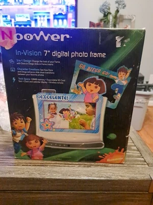 Dora The Explorer + Go Diego Go - In-Vision 7" 3 in 1 Digital Photo Frame - NEW - Image 1 of 4