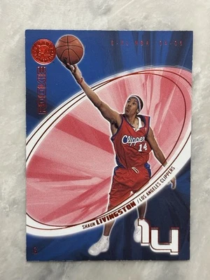 2004-05 Fleer E-XL Essentials Credentials Future Shaun Livingston 1/18 Rookie RC - Imagem 1 de 2