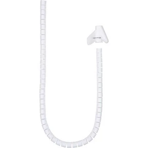 Nanocable Organisateur de Câble Flexible Tube Universel 25mm x 1m, Couleur Blanc - Photo 1/5