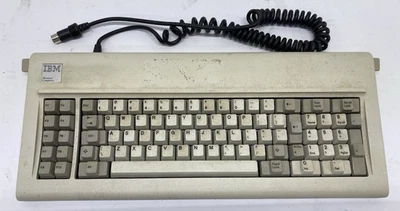 Vintage IBM XT Personal Computer Keyboard p/n: 1801449 Clicky 5 pin Cord #3 - Image 1 of 4