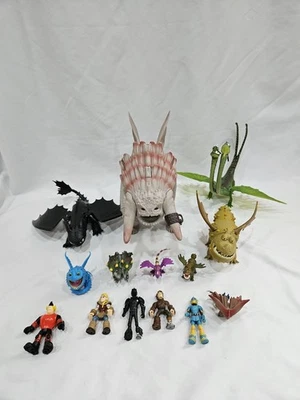 Lote de figuras Cómo entrenar a tu dragón - Bewilderbeast con sonido, desdentado, dragones Foto 1 de 4