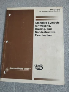 Standard Symbols for Welding, Brazing, and Nondestructive Examination AWS A2 - Picture 1 of 8