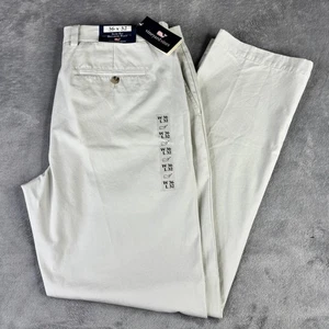Vineyard Vines Hose Herren 36x32 Stone Slim Fit Breaker Classic Chino 100% Baumwolle - Bild 1 von 13