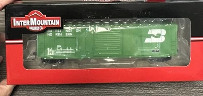 InterMountain Railway HO RTR 47504-40 P-S 5277 cf Boxcar Burlington Northern Nuevo en caja Foto 1 de 3