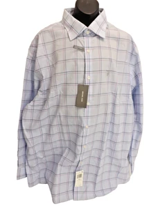 Michael Kors Softair Cotone Senza Ferro Manica Lunga 171/2 32/33 - Camicia Uomo XL - Foto 1 di 17