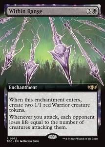 Within Range Extended Art R Regular #72 | Dragonstorm Commander TDC | MTG - Picture 1 of 1